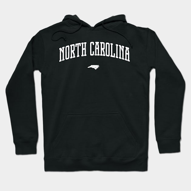 North Carolina Vintage Style Hoodie by Vicinity